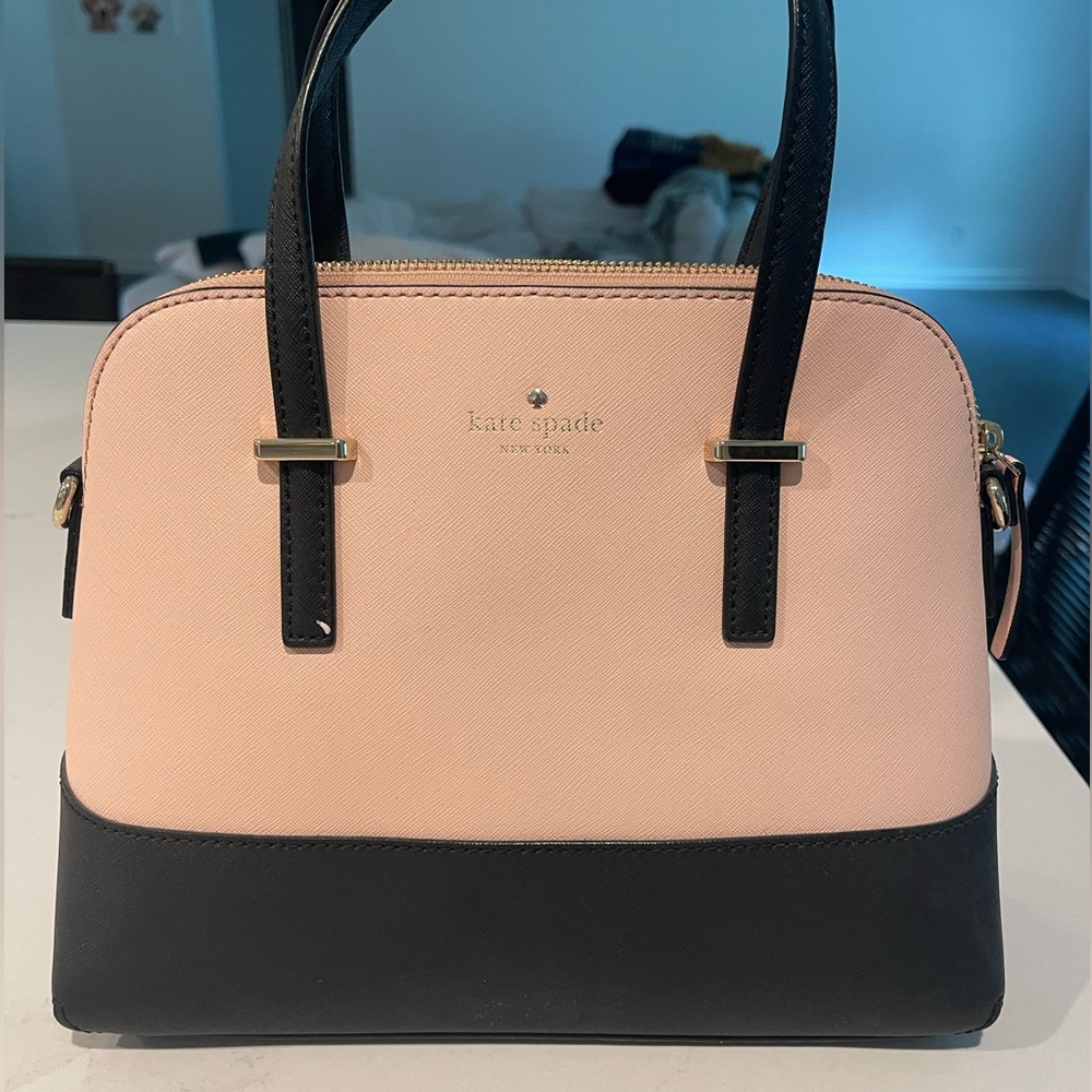Kate Spade purse/ pink and black